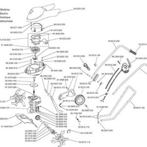 Schalter mit Kabel für Z1 Elektro-Motorhacke Eurosystems