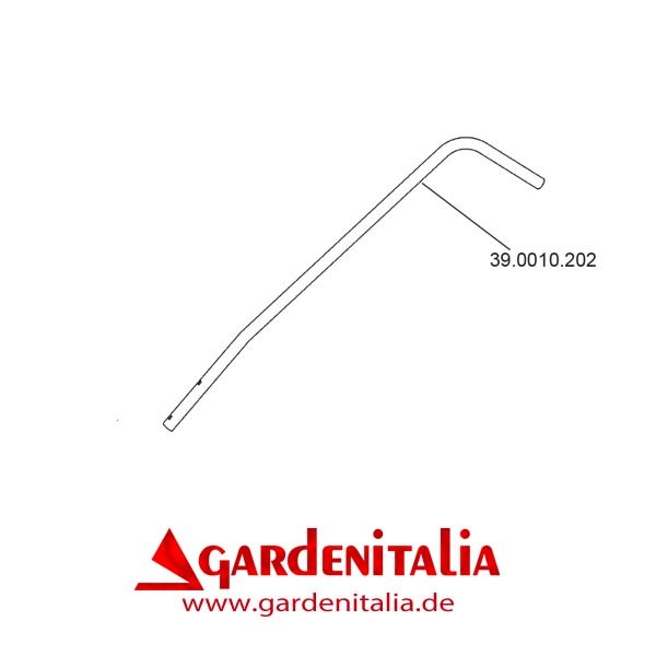 Handholm links für Z1 Elektro-Motorhacke Eurosystems