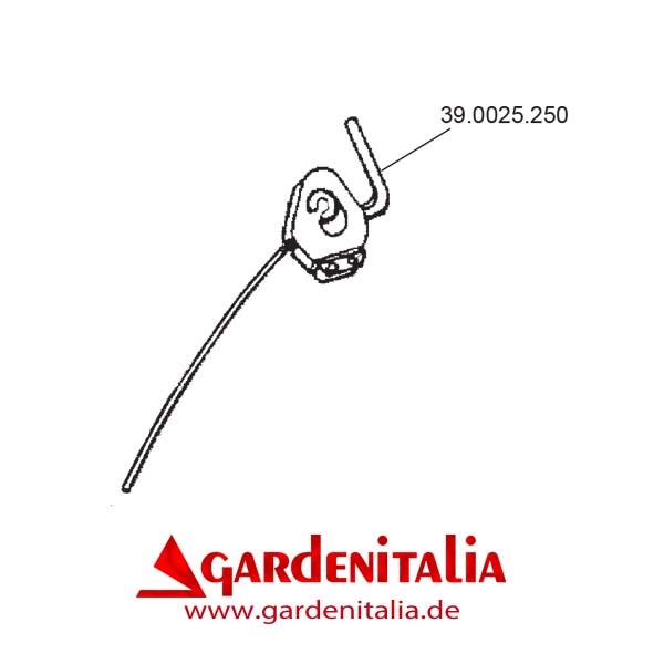 Schalter mit Kabel für SANDY Elektro-Kunstrasenkehrmaschine Eurosystems