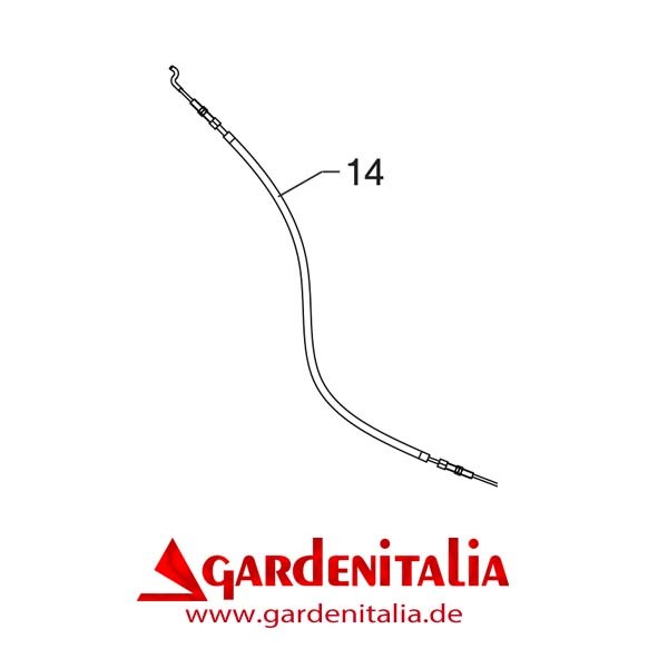 Bowdenzug RWG für CARRY Motorschubkarre Eurosystems