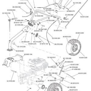 Bedienhebel  für Anbaugeraete P70 EVO (M250) Eurosystems