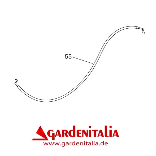 Gaszug für P55 (M220) Motorhacke Eurosystems