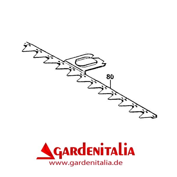 Untermesser 16 Klingen mit Messerkopf für P55 (M220) Balkenmäher Eurosystems