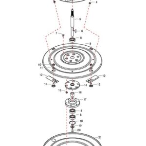 Gleitteller für P55 (M220) EVO Scheibenmäher Eurosystems