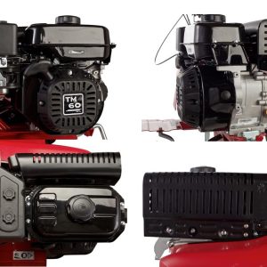 Eurosystems Euro5 EVO Motorhacke / Gartenfräse - Loncin TM 60 OHV Benzinmotor, 1+1 Gänge