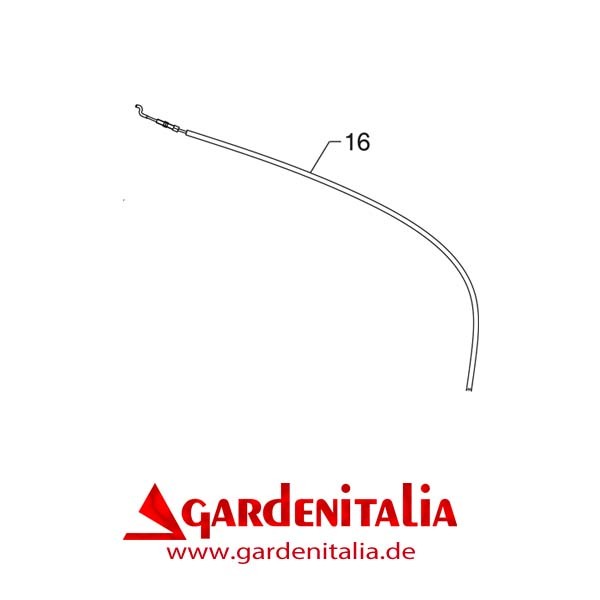 Bowdenzug Verriegelung  für P70 EVO (M250) Anbauschubkarren Eurosystems