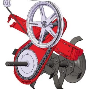 Eurosystems Euro5 EVO Motorhacke / Gartenfräse - Loncin TM 60 OHV Benzinmotor, 1+1 Gänge