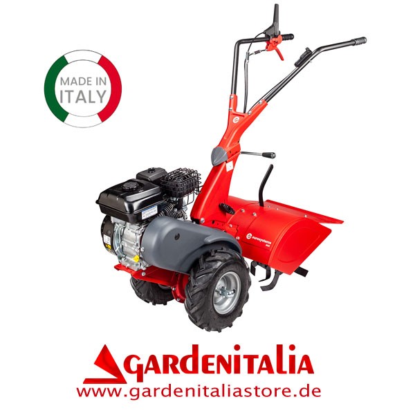 Eurosystems RTT 2 selbstfahrender Einachsschlepper mit Rädern, Benzinmotor B&S CR 950 - 2 Gänge