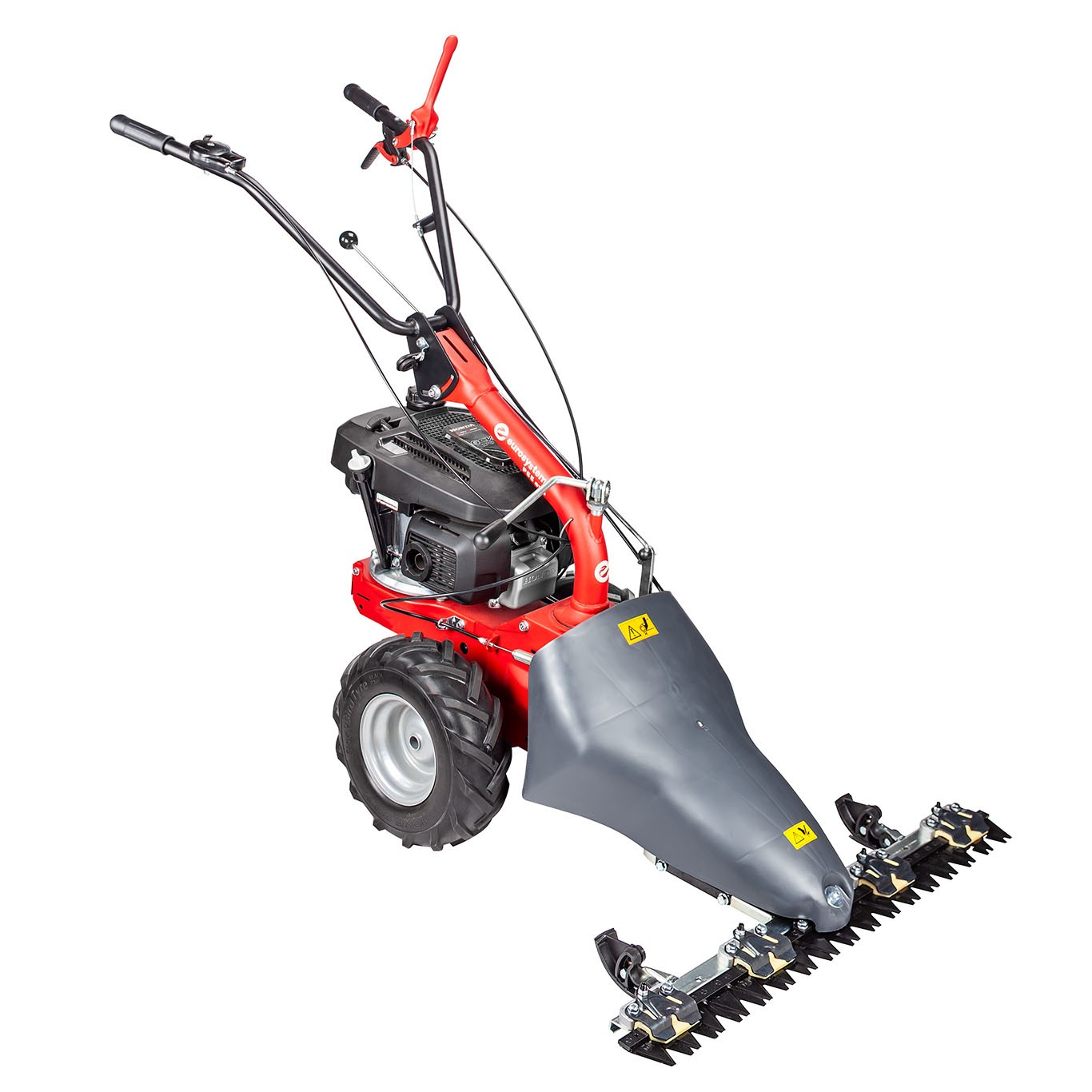 Eurosystems P55 EVO Doppelmesser Balkenmäher mit Loncin Benzinmotor
