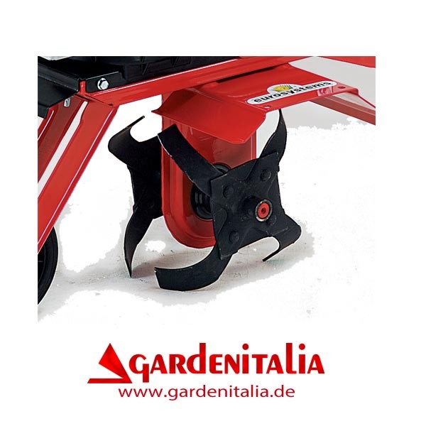 Eurosystems Z1 Elektro Motorhacke, 34 cm Fräsbreite, Bodenhacke mit 900W Elektromotor