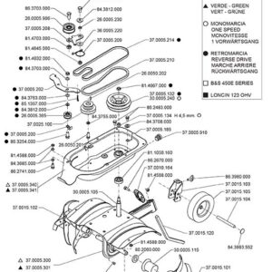 Motorriemenscheibe für Z2 (H95) Motorhacke Eurosystems
