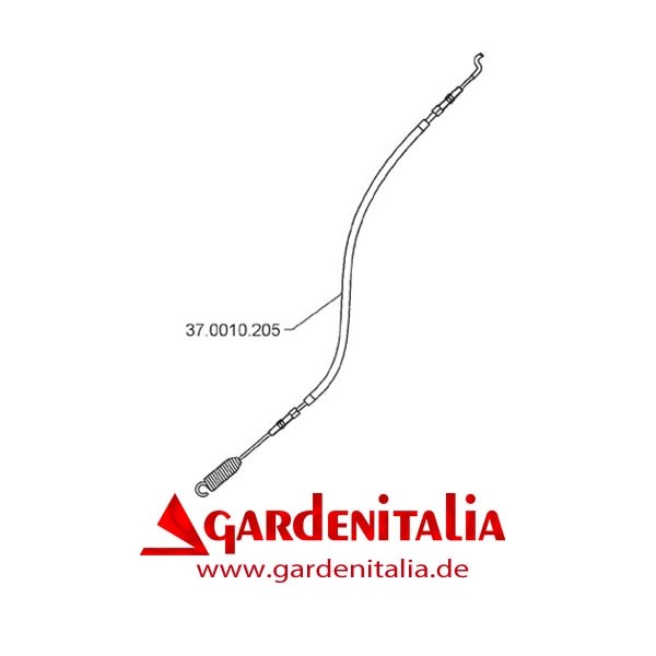 Kupplungszug für Z3 Motorhacke Eurosystems