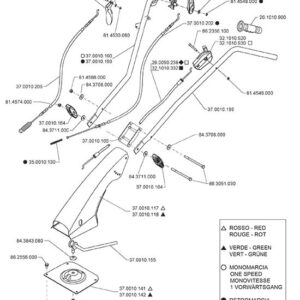 Gaszug für Z3 Motorhacke Eurosystems