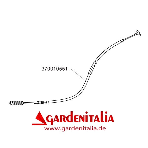 Seilzug SRC 550 RB L/Saccon für EURO 3 EVO Motorhacke Eurosystems