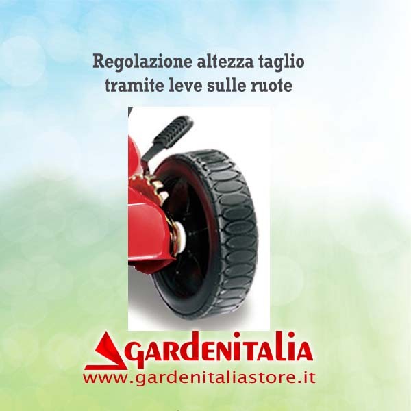 HEBEL MOD. Ø25 MIT Mutter M6 C-TYP TIR.17 Rot Verschluss N-TYP Schwarz für EURO 3 EVO RG Motorhacke Eurosystems