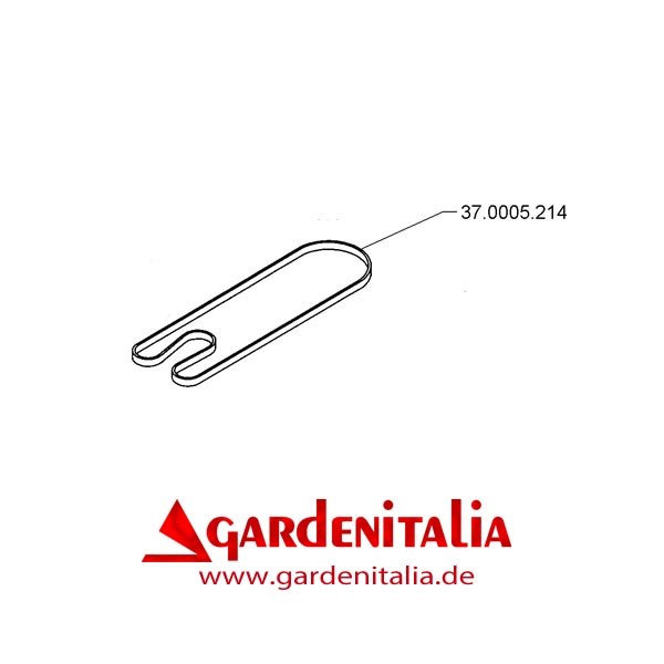 Flachkeilriemen Fuer Rueckwaertsgang für EURO 3 EVO Motorhacke Eurosystems